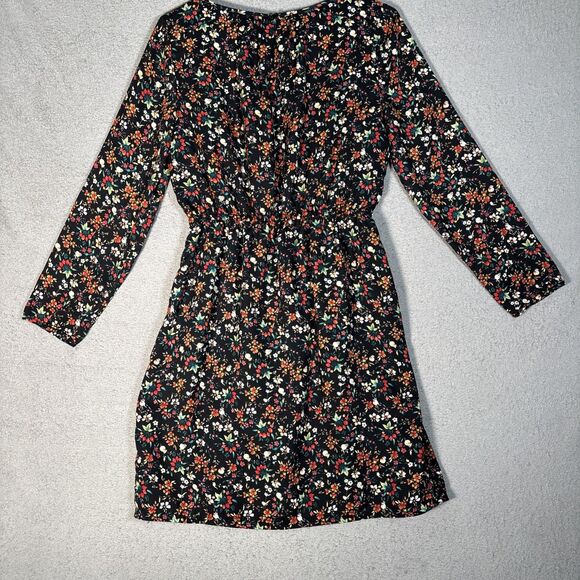 J Crew Mercantile Dress Women’s 2 Mini Floral Cottage Core Prairie Dark Floral - Picture 14 of 15